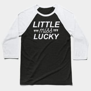 Little Miss Lucky Baseball T-Shirt